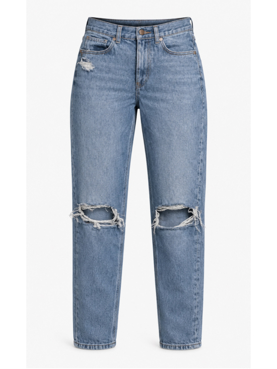 American Eagle Denim - Women's American Eagle High Rise Distressed Jeans Blue Size 6 Xtra Long
289